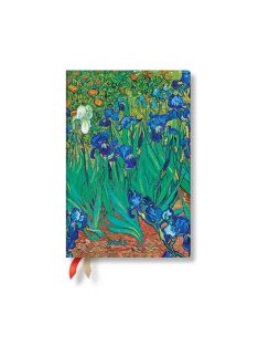   Paperblanks keményfedeles naptár (2025) 12 hónapos - Van Gogh’s Irises mini verso (9781408757598)