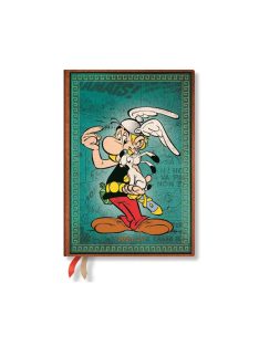   Paperblanks keményfedeles naptár (2025) 12 hónapos - Asterix the Gaul midi horizontális (9781408757703)