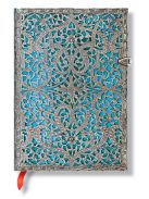 Paperblanks butikkönyv Maya Blue midi vonalas (9781439725627)