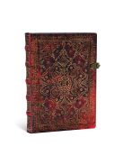 Paperblanks butikkönyv Carmine midi vonalas (9781439726877)