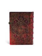 Paperblanks butikkönyv Carmine midi vonalas (9781439726877)