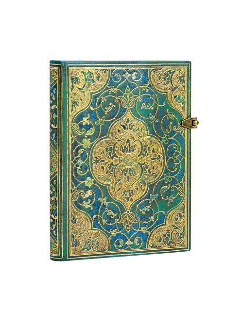 Paperblanks butikkönyv Turquoise Chronicles midi vonalas (9781439732144)