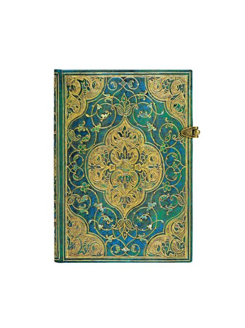 Paperblanks butikkönyv Turquoise Chronicles midi vonalas (9781439732144)