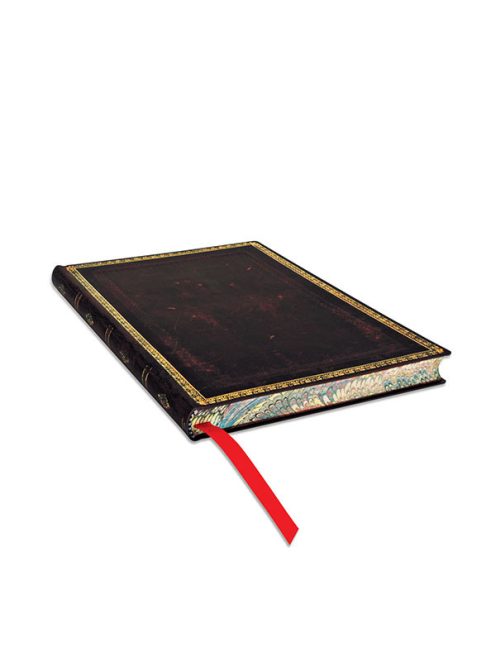 Paperblanks FLEXIS notesz, füzet Black Moroccan midi vonalas 176 old. (9781439744437)