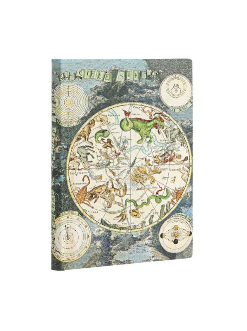 Paperblanks FLEXIS notesz, füzet Celestial Planisphere mini vonalas 176 old. (9781439756188)