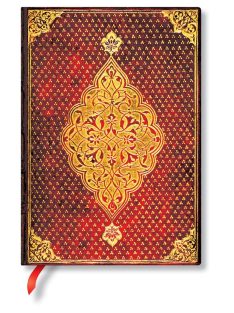   Paperblanks butikkönyv Golden Trefoil midi üres (9781439763643)