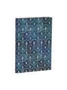 Paperblanks butikkönyv Blue Velvet midi vonalas (9781439763841)