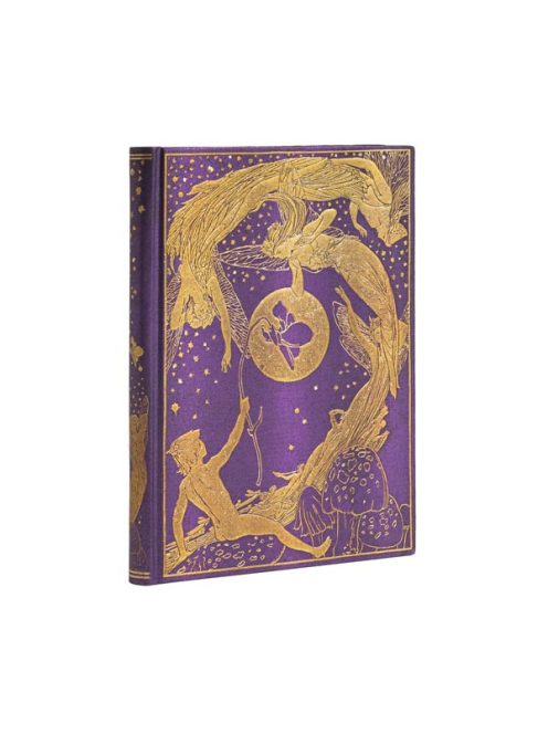 Paperblanks butikkönyv Violet Fairy midi vonalas (9781439765128)