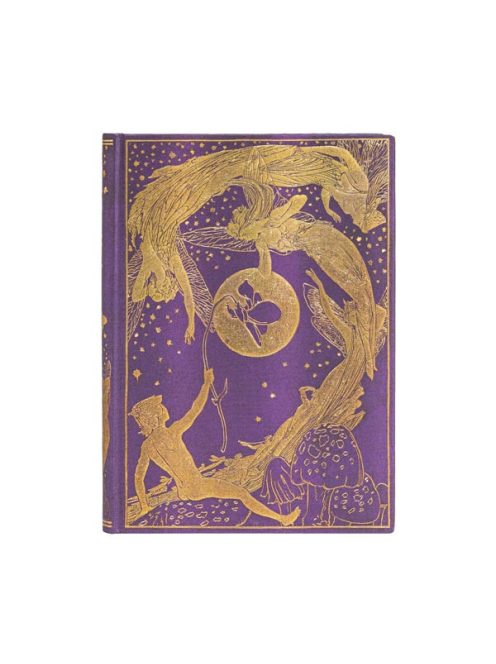 Paperblanks butikkönyv Violet Fairy midi vonalas (9781439765128)